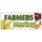 Signmission FARMERS MARKET BANNER SIGN produce fruit vegetables fresh tomatoes B-120 Farmers Market - alternate 1